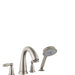 hansgrohe 06123000 Swing C 4-Hole Roman Tub Set Trim with Lever Handle in Chrome, brushed nickel