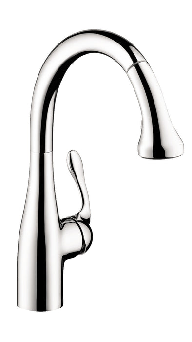 hansgrohe Allegro E Gourmet HighArc Kitchen Faucet, 2-Spray Pull-Down, 1.75 GPM, chrome