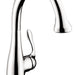 hansgrohe Allegro E Gourmet HighArc Kitchen Faucet, 2-Spray Pull-Down, 1.75 GPM, chrome