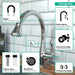 hansgrohe Allegro E Gourmet HighArc Kitchen Faucet, 2-Spray Pull-Down, 1.75 GPM, chrome - view 3