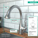 hansgrohe Allegro E Gourmet HighArc Kitchen Faucet, 2-Spray Pull-Down, 1.75 GPM, stainless steel optic - view 4
