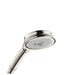 hansgrohe Croma 100 Classic Handshower 3-Jet, 2.5 GPM, polished nickel