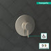 hansgrohe Ecostat Pressure Balance Trim S, brushed nickel - view 3