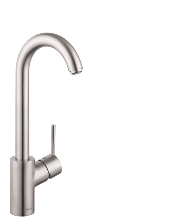hansgrohe Talis S Bar Faucet, 1.5 GPM, stainless steel optic