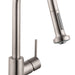 hansgrohe Talis S?? HighArc Kitchen Faucet, 2-Spray Pull-Down, 1.5 GPM, stainless steel optic