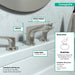 hansgrohe Focus Widespread Faucet 100 with Pop-Up Drain, 1.2 GPM, brushed nickel - view 4
