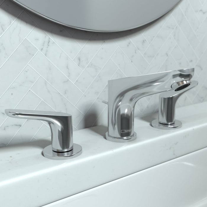 hansgrohe Focus Widespread Faucet 100 with Pop-Up Drain, 1.2 GPM, chrome - view 2