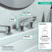 hansgrohe Focus Widespread Faucet 100 with Pop-Up Drain, 1.2 GPM, chrome - view 4