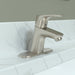 hansgrohe Focus Single-Hole Faucet 70 with Pop-Up Drain, 1.2 GPM, brushed nickel - view 2