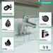 hansgrohe Focus Single-Hole Faucet 70 with Pop-Up Drain, 1.2 GPM, chrome - view 3