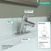 hansgrohe Focus Single-Hole Faucet 70 with Pop-Up Drain, 1.2 GPM, chrome - view 4