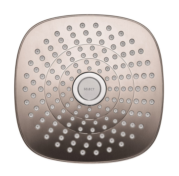 hansgrohe Croma Select E Showerhead 180 2-Jet, 1.8 GPM, brushed nickel - view 2