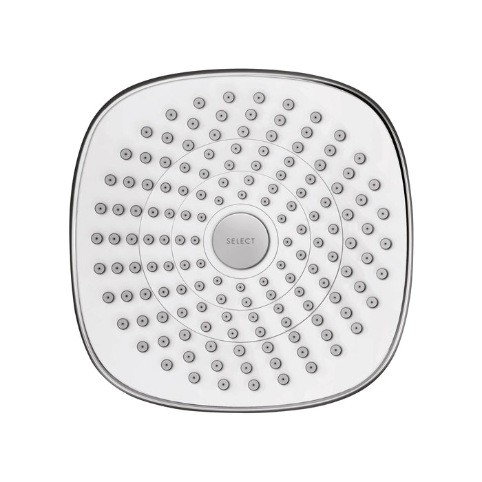 hansgrohe Croma Select E Showerhead 180 2-Jet, 1.8 GPM, white chrome - view 2