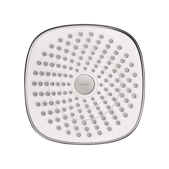 hansgrohe Croma Select E Showerhead 180 2-Jet, 1.8 GPM, white chrome - view 3