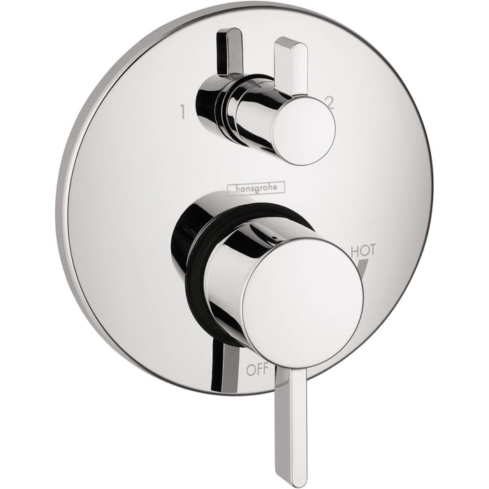 hansgrohe Ecostat Pressure Balance Trim S with Diverter, chrome