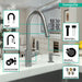 hansgrohe Focus HighArc Kitchen Faucet, 2-Spray Pull-Down, 1.75 GPM, stainless steel optic - view 3