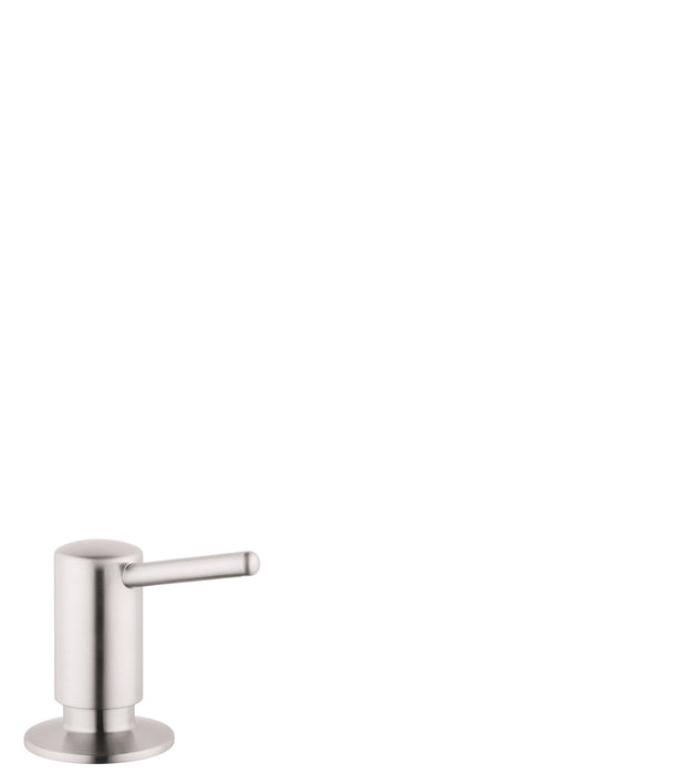 hansgrohe Soap Dispenser, Contemporary, stainless steel optic