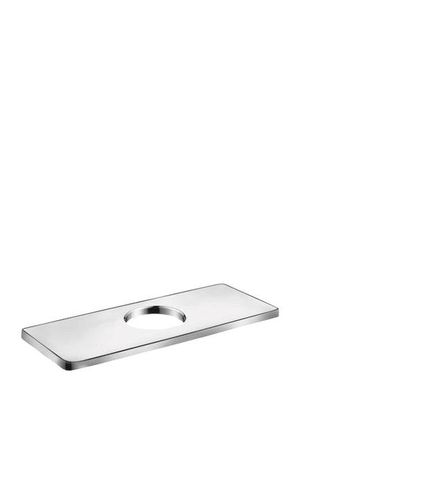 hansgrohe E&S Accessories Base Plate for Modern Single-Hole Faucets, 6", chrome
