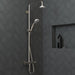 hansgrohe Croma 100 Showerhead E 3-Jet, 1.8 GPM, brushed nickel - view 2