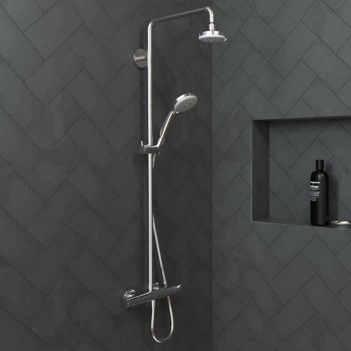 hansgrohe Croma 100 Showerhead E 3-Jet, 1.8 GPM, chrome - view 2