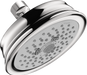 hansgrohe Croma 100 Classic Showerhead 3-Jet, 1.8 GPM, chrome