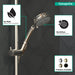 hansgrohe Croma 100 Classic Handshower 3-Jet, 1.8 GPM, brushed nickel - view 3