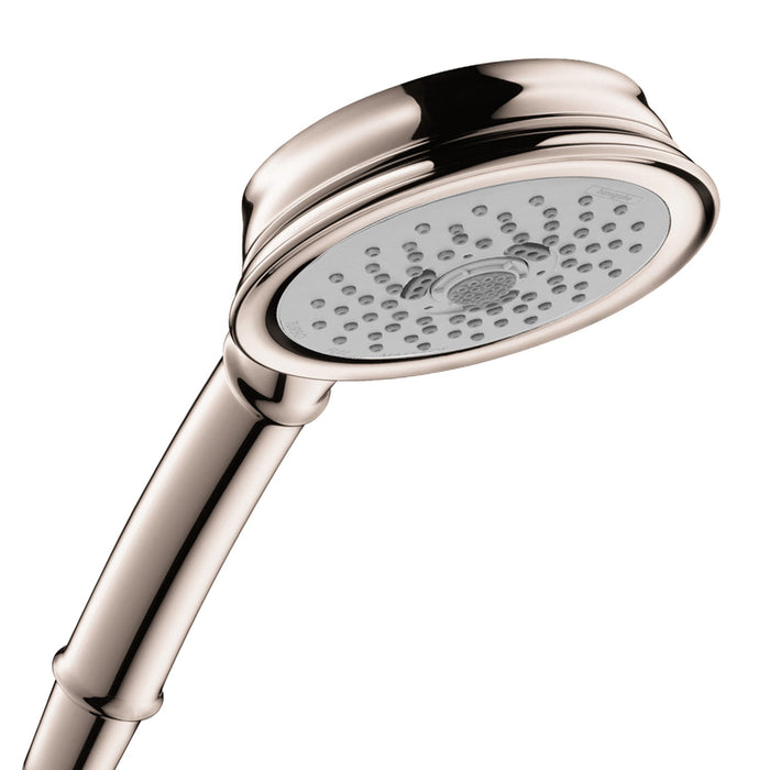 hansgrohe Croma 100 Classic Handshower 3-Jet, 1.8 GPM, polished nickel