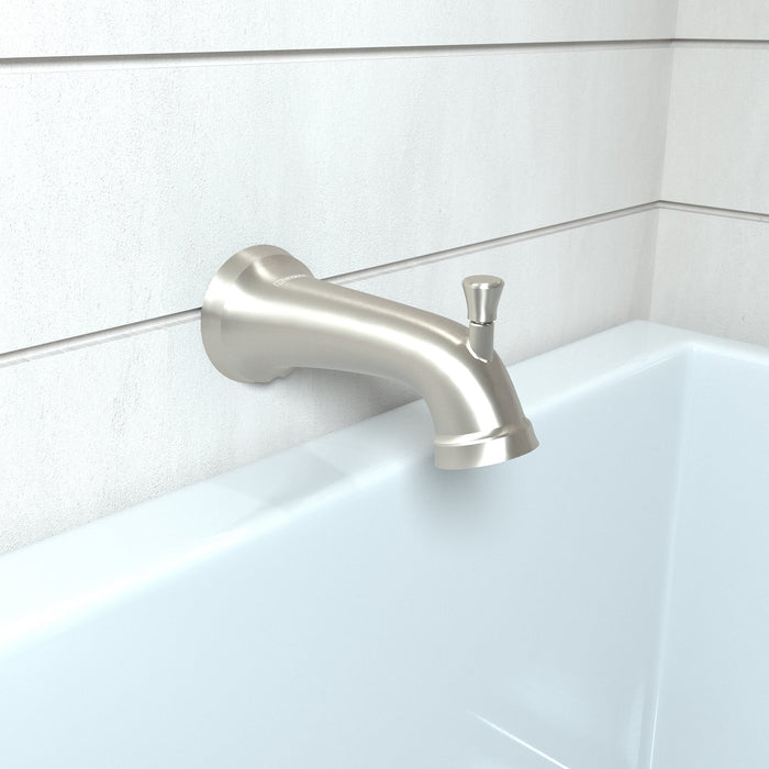 hansgrohe Joleena Tub Spout with Diverter, brushed nickel - view 2