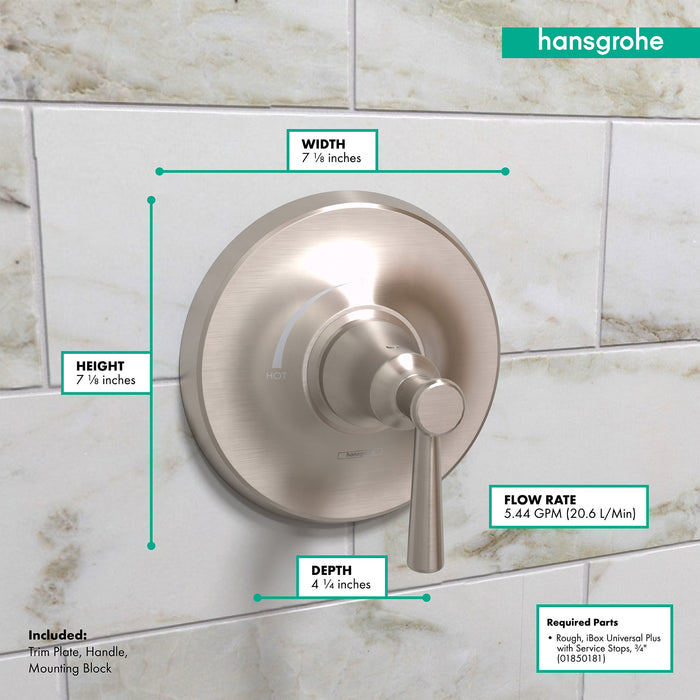 hansgrohe Joleena Pressure Balance Trim