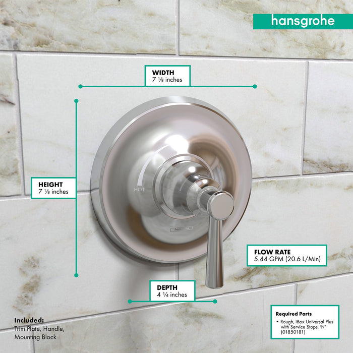 hansgrohe Joleena Pressure Balance Trim