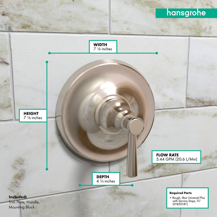 hansgrohe Joleena Pressure Balance Trim