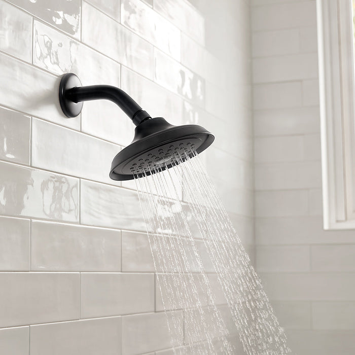 hansgrohe Joleena Showerhead 150 1-Jet, 1.5 GPM, matte black - view 2