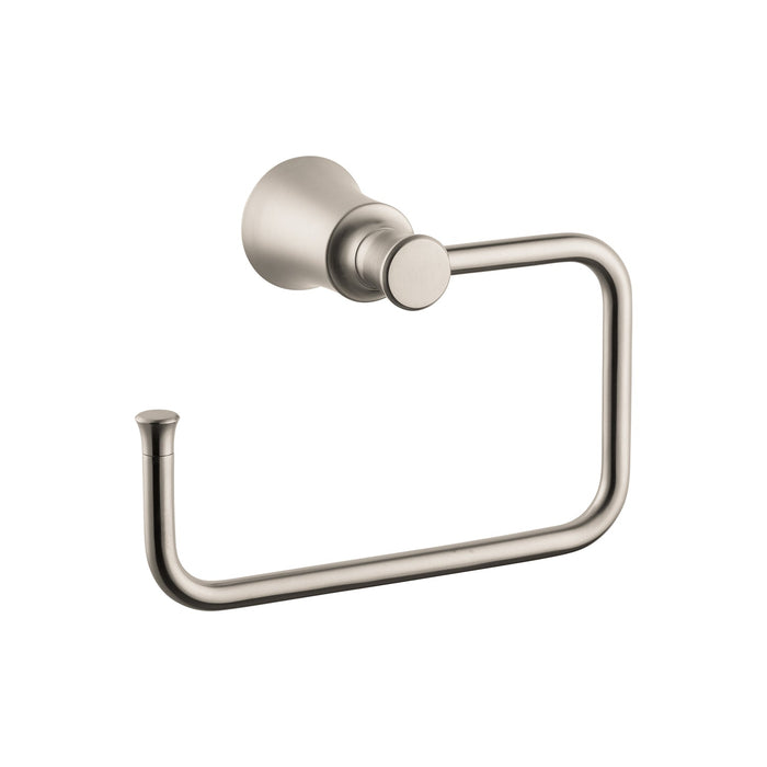 hansgrohe Joleena Towel Ring, brushed nickel