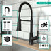 hansgrohe Joleena Semi-Pro Kitchen Faucet, 2-Spray, 1.75 GPM, matte black - view 3