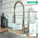 hansgrohe Joleena Semi-Pro Kitchen Faucet, 2-Spray, 1.75 GPM, polished nickel - view 4