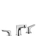 hansgrohe Focus Widespread Faucet 100 with Pop-Up Drain, 1.0 GPM, chrome