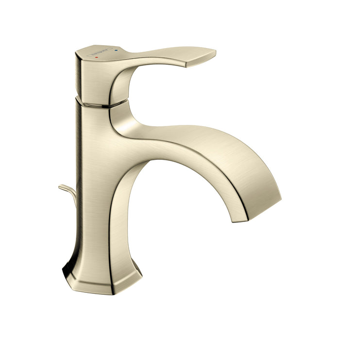 hansgrohe Locarno Single-Hole Faucet 110 with Pop-Up Drain, 1.2 GPM, brushed nickel