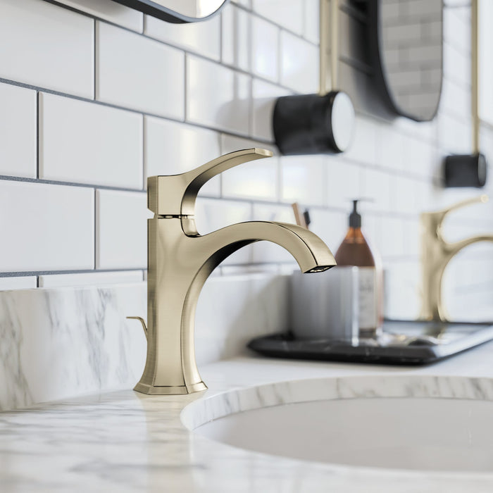 hansgrohe Locarno Single-Hole Faucet 110 with Pop-Up Drain, 1.2 GPM