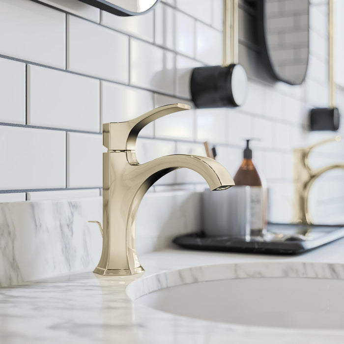 hansgrohe Locarno Single-Hole Faucet 110 with Pop-Up Drain, 1.2 GPM, polished nickel - view 2
