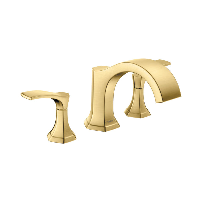 hansgrohe Locarno 3-Hole Roman Tub Set Trim, brushed gold optic