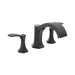hansgrohe Locarno 3-Hole Roman Tub Set Trim, matte black