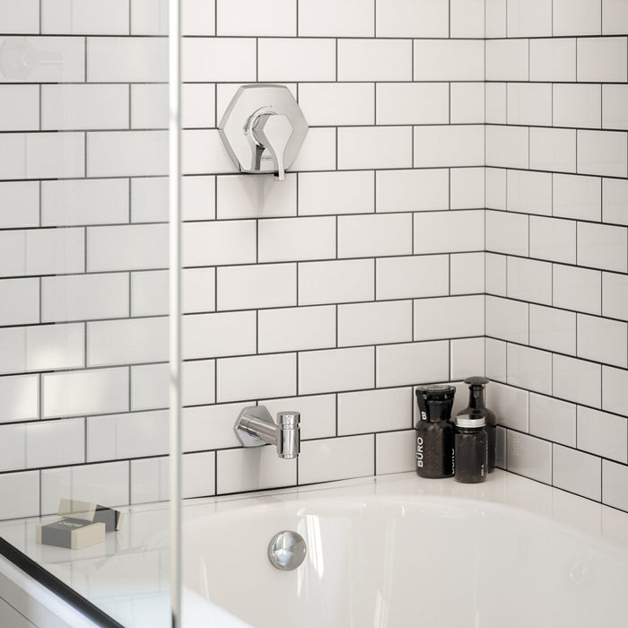 hansgrohe Locarno Showerhead 240 1-Jet, 1.75 GPM, chrome - view 3