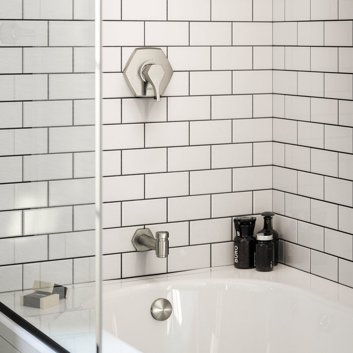 hansgrohe Locarno Showerhead 240 1-Jet, 1.75 GPM, brushed nickel - view 2