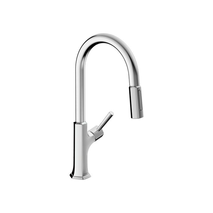 hansgrohe Locarno HighArc Kitchen Faucet, 2-Spray Pull-Down, 1.75 GPM, chrome