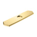 hansgrohe Locarno Base Plate for Single-Hole Kitchen Faucets, 10", brushed gold optic