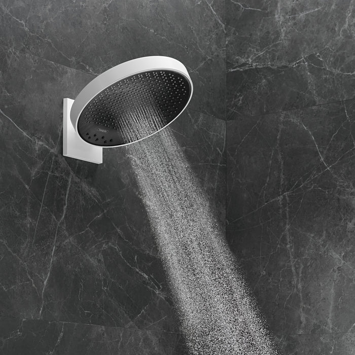 hansgrohe Rainfinity Showerhead 250 3-Jet, 1.75 GPM with RainSelect Thermostatic Trim for 4 Functions, matte white - view 6