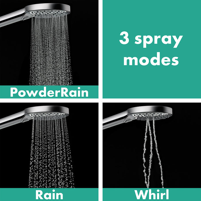 hansgrohe Raindance Select S Handshower Set 120 3-Jet PowderRain, 1.75 GPM, brushed nickel - view 4