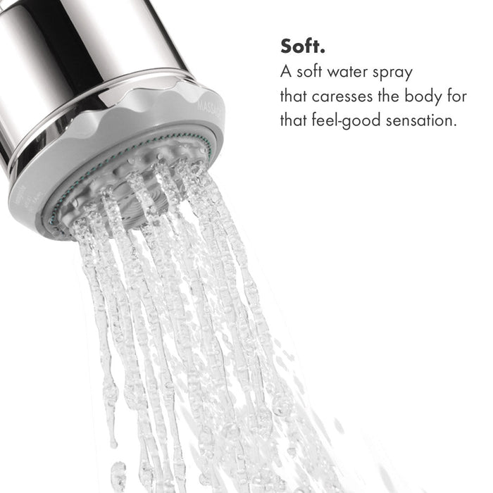 hansgrohe Clubmaster Pressure Balance Tub/Shower Set with Rough, 2.5 GPM, chrome - view 5