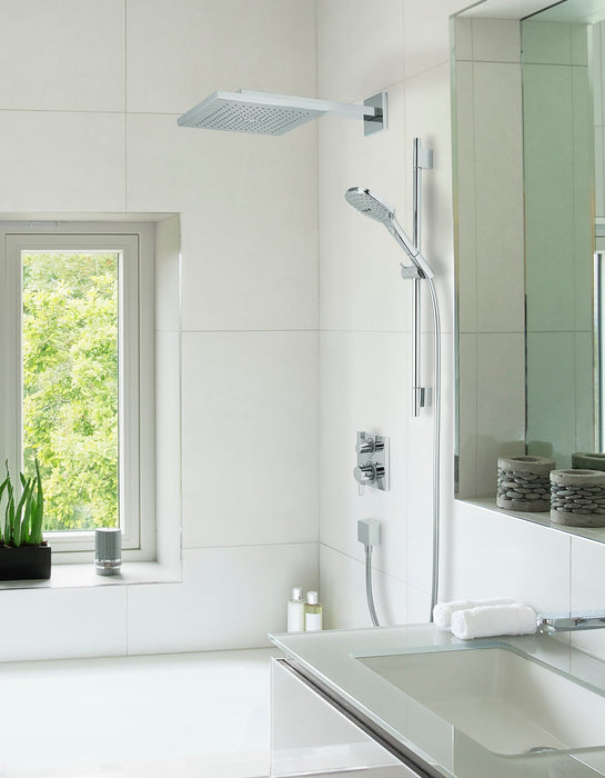 hansgrohe Raindance E Thermostatic Showerhead/Wallbar Set with Rough, 2.0 GPM, chrome - view 2