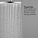 hansgrohe Raindance S Thermostatic Showerhead/Wallbar Set with Rough, 2.5 GPM, brushed nickel - view 4